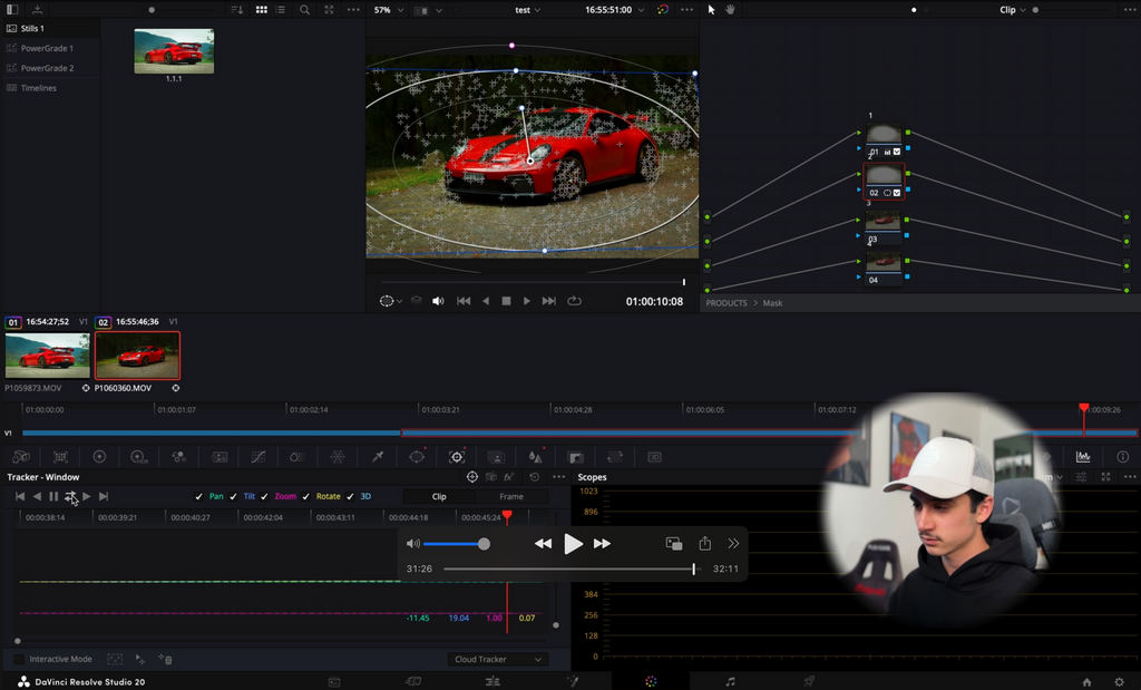 DaVinci Node Tree & Colour Grading Tutorial
