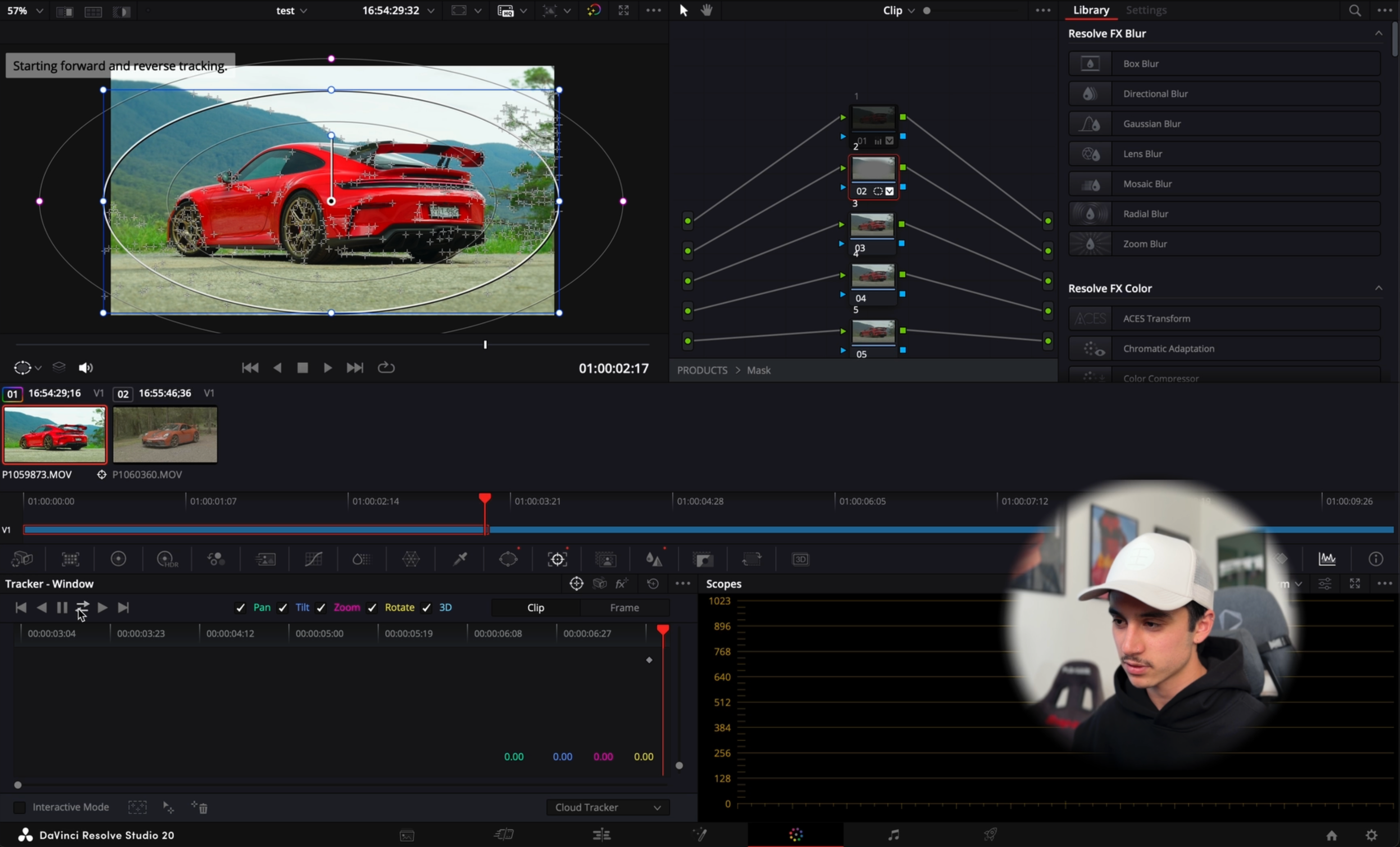 DaVinci Node Tree & Colour Grading Tutorial