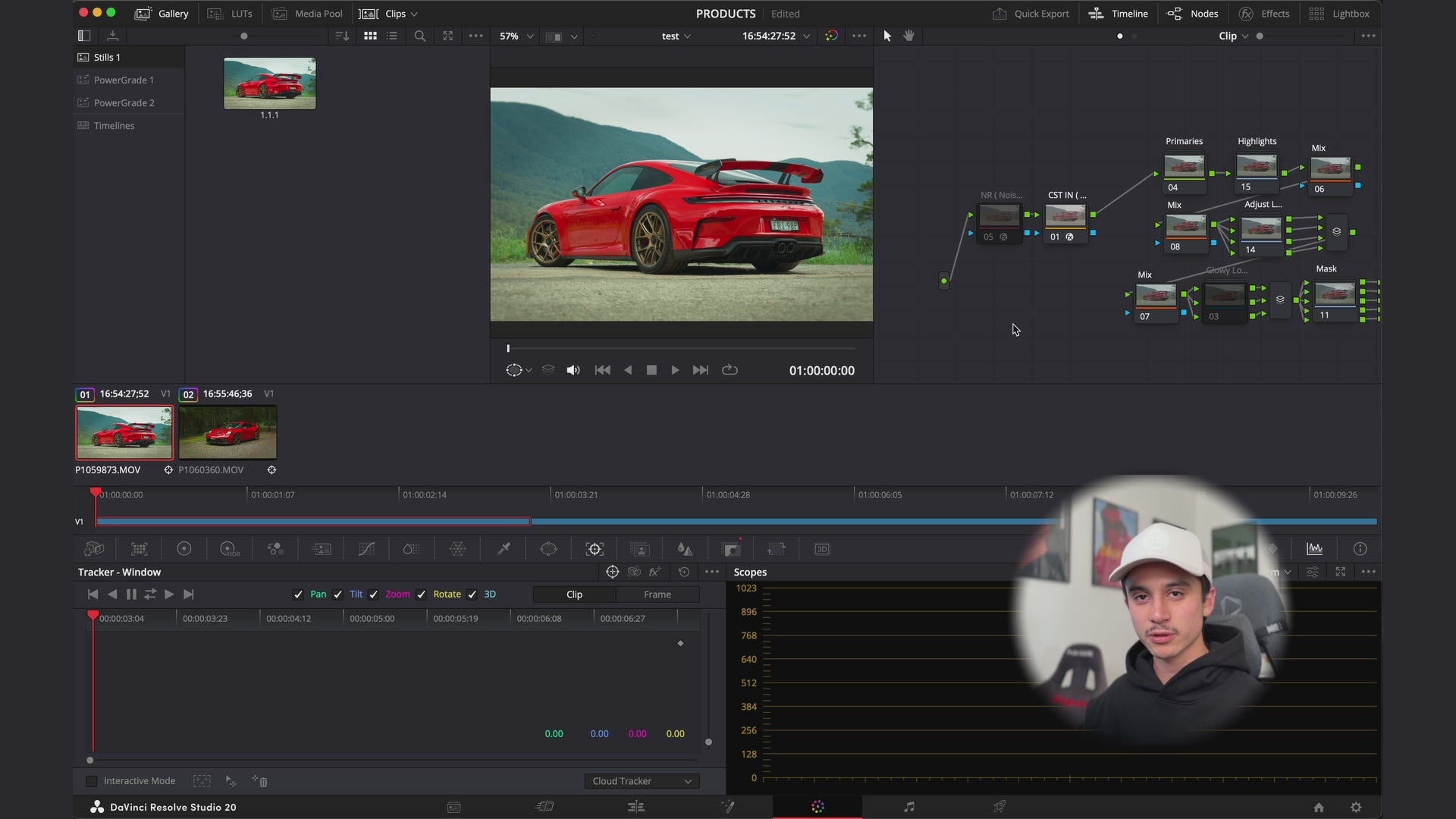 DaVinci Node Tree & Colour Grading Tutorial